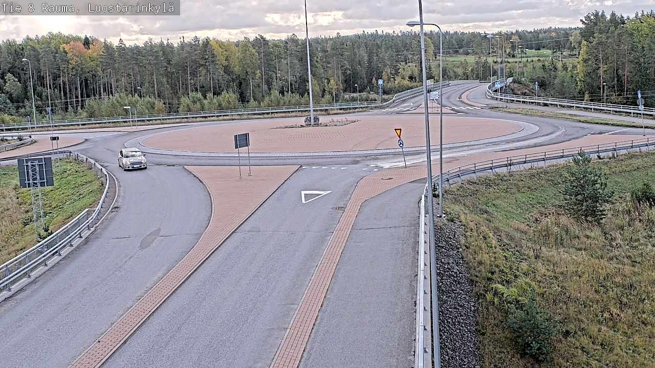 Weather Camera Image Road 8 Rauma, Luostarinkylä, Rauma, Satakunta