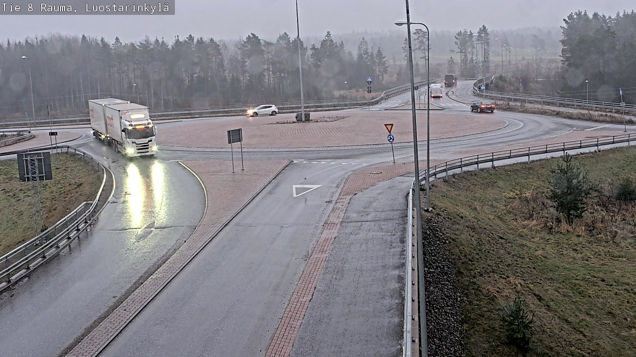 Weather Camera Image Road 8 Rauma, Luostarinkylä, Rauma, Satakunta