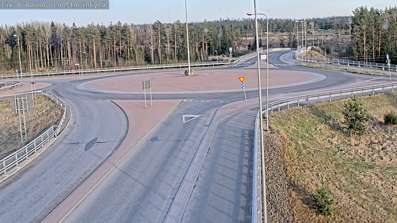 Weather Camera Image Road 8 Rauma, Luostarinkylä, Rauma, Satakunta