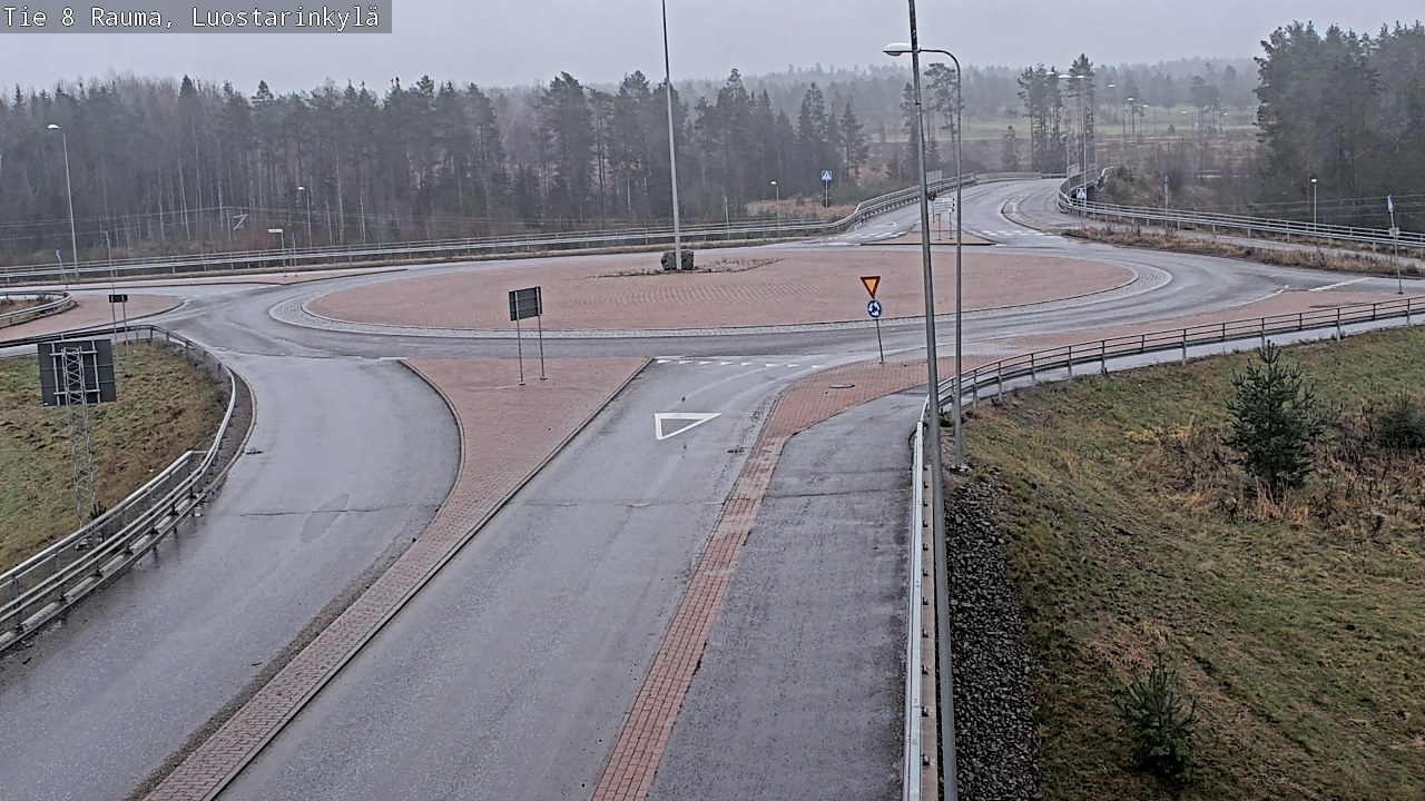 Weather Camera Image Road 8 Rauma, Luostarinkylä, Rauma, Satakunta