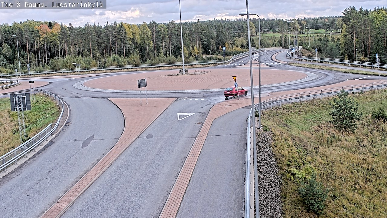 Weather Camera Image Road 8 Rauma, Luostarinkylä, Rauma, Satakunta