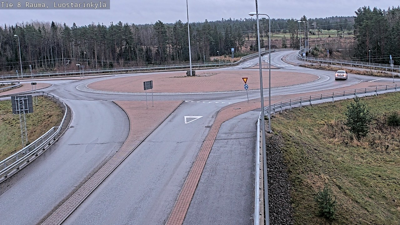Weather Camera Image Road 8 Rauma, Luostarinkylä, Rauma, Satakunta