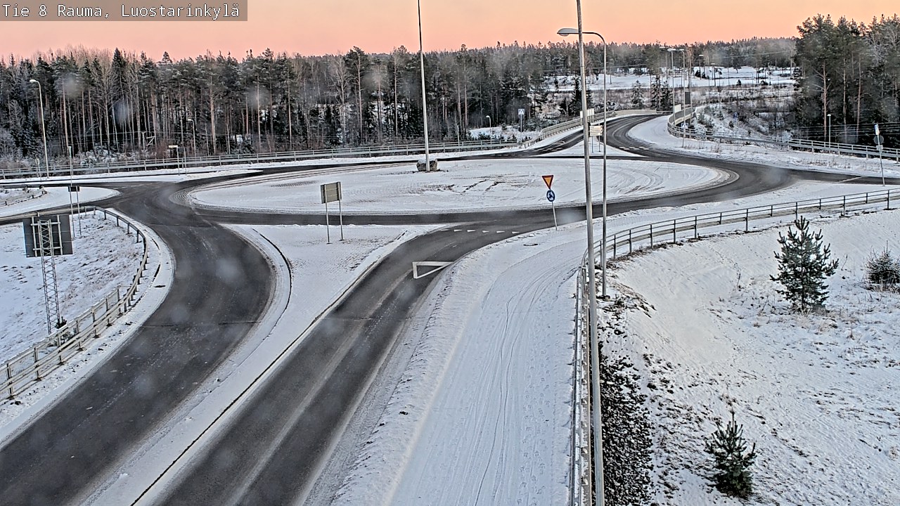 Weather Camera Image Road 8 Rauma, Luostarinkylä, Rauma, Satakunta