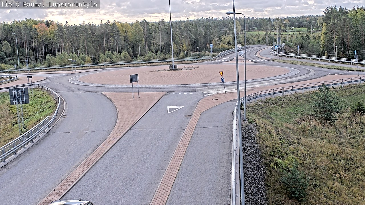 Weather Camera Image Road 8 Rauma, Luostarinkylä, Rauma, Satakunta