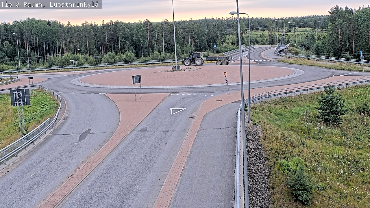 Weather Camera Image Road 8 Rauma, Luostarinkylä, Rauma, Satakunta