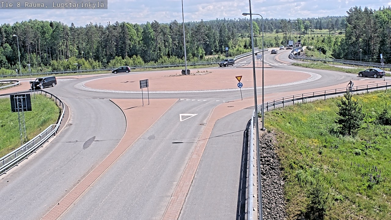 Kelikamerat Kuva Tie 8 Rauma, Luostarinkylä, Rauma, Satakunta