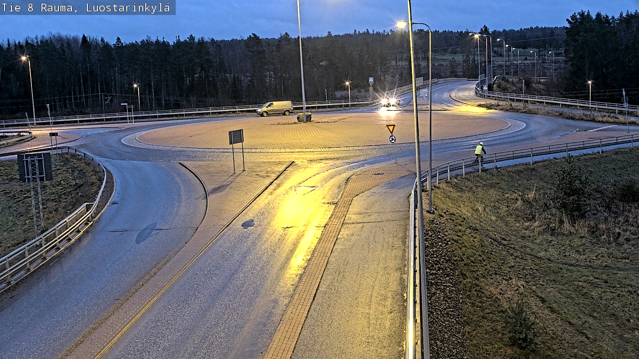 Weather Camera Image Road 8 Rauma, Luostarinkylä, Rauma, Satakunta