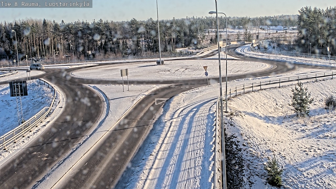 Weather Camera Image Road 8 Rauma, Luostarinkylä, Rauma, Satakunta