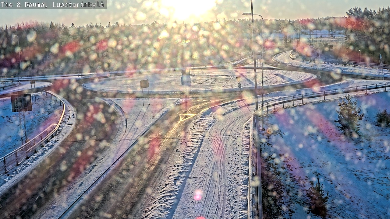 Weather Camera Image Road 8 Rauma, Luostarinkylä, Rauma, Satakunta