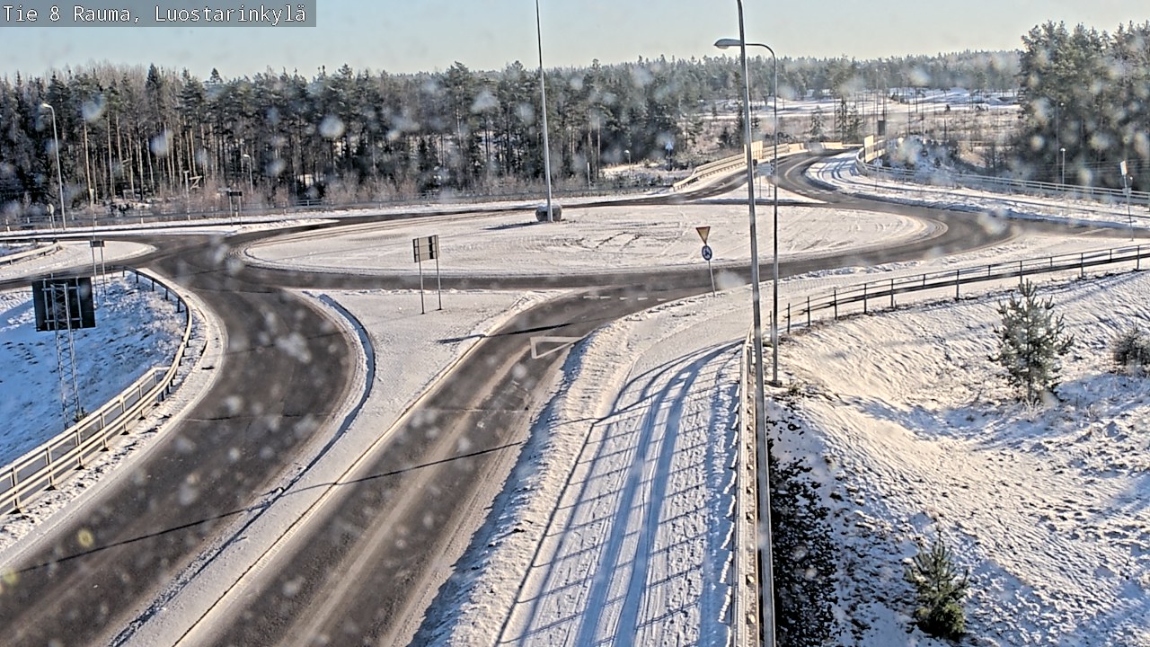 Weather Camera Image Road 8 Rauma, Luostarinkylä, Rauma, Satakunta