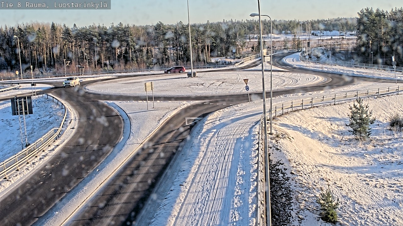 Weather Camera Image Road 8 Rauma, Luostarinkylä, Rauma, Satakunta
