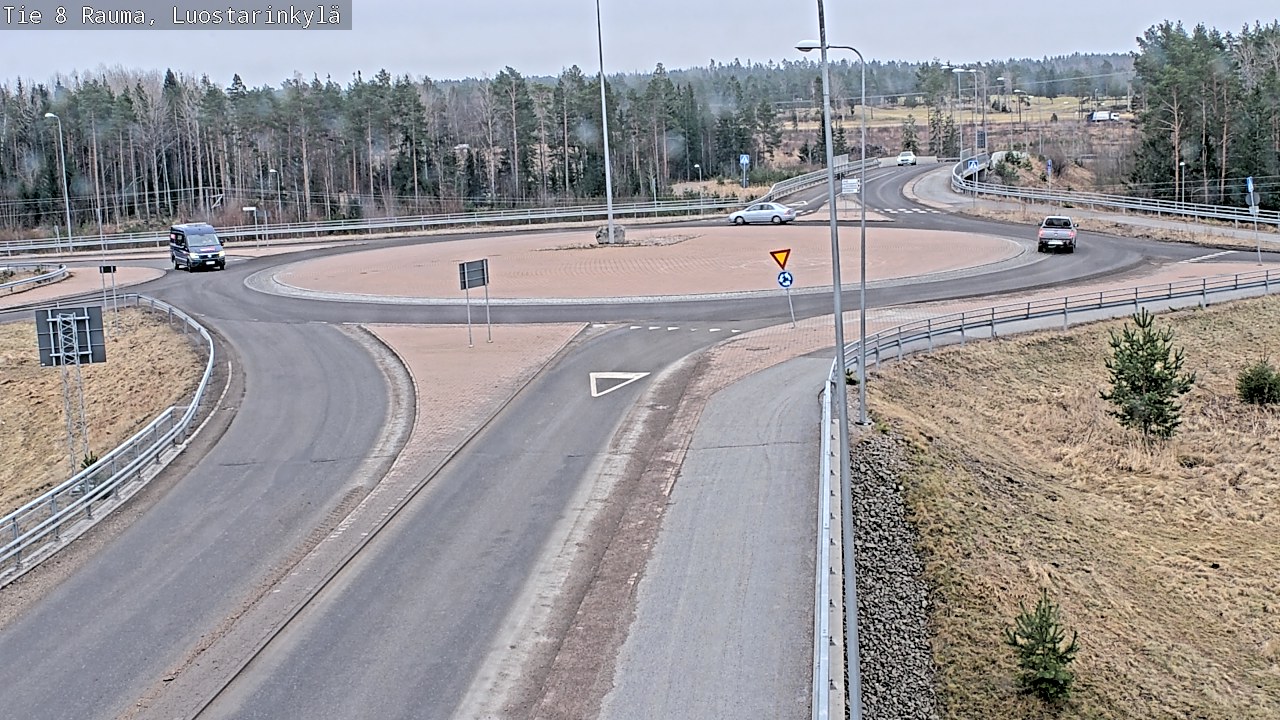 Weather Camera Image Road 8 Rauma, Luostarinkylä, Rauma, Satakunta