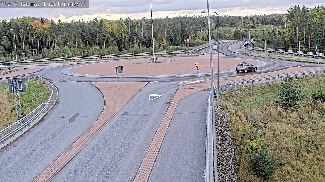 Weather Camera Image Road 8 Rauma, Luostarinkylä, Rauma, Satakunta