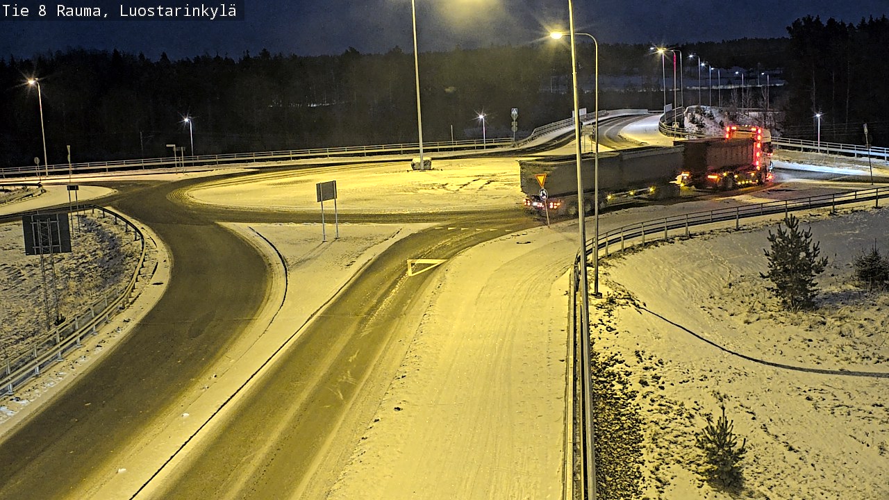 Weather Camera Image Road 8 Rauma, Luostarinkylä, Rauma, Satakunta
