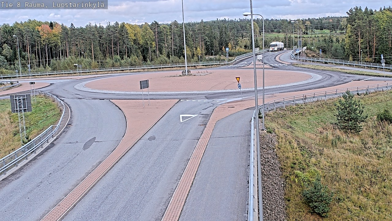 Weather Camera Image Road 8 Rauma, Luostarinkylä, Rauma, Satakunta