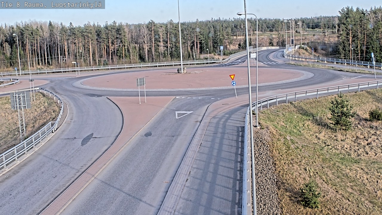 Weather Camera Image Road 8 Rauma, Luostarinkylä, Rauma, Satakunta