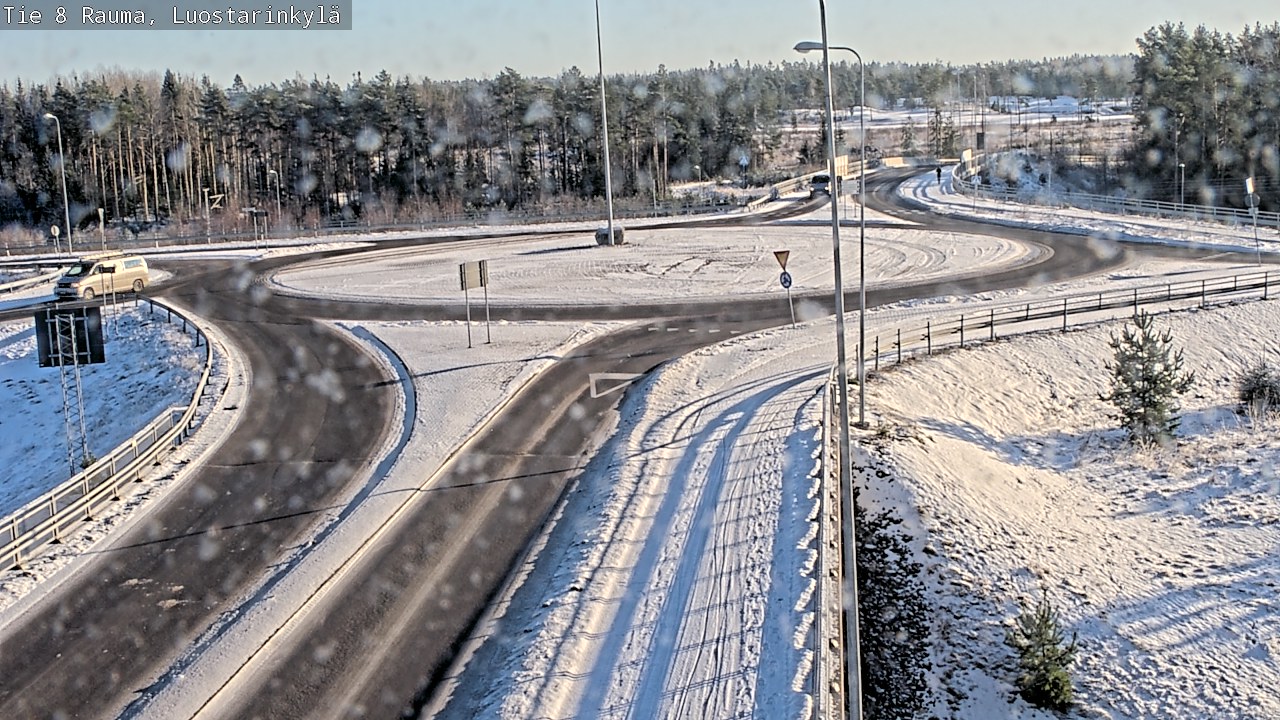 Weather Camera Image Road 8 Rauma, Luostarinkylä, Rauma, Satakunta