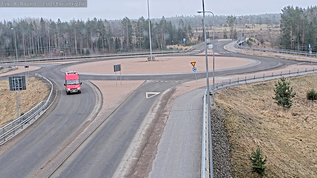 Weather Camera Image Road 8 Rauma, Luostarinkylä, Rauma, Satakunta