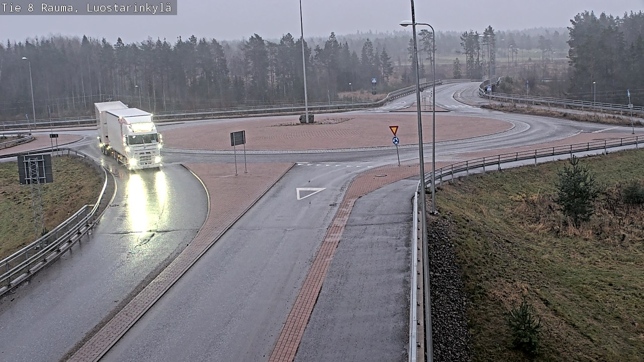 Weather Camera Image Road 8 Rauma, Luostarinkylä, Rauma, Satakunta
