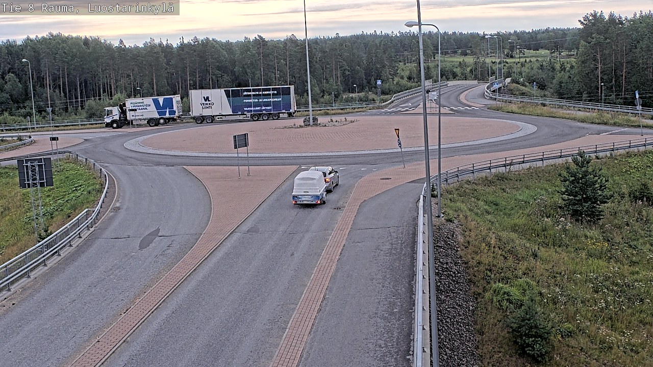 Weather Camera Image Road 8 Rauma, Luostarinkylä, Rauma, Satakunta