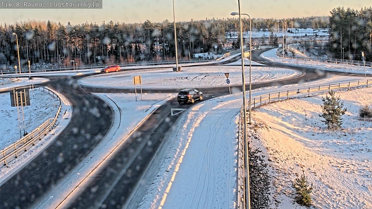 Weather Camera Image Road 8 Rauma, Luostarinkylä, Rauma, Satakunta