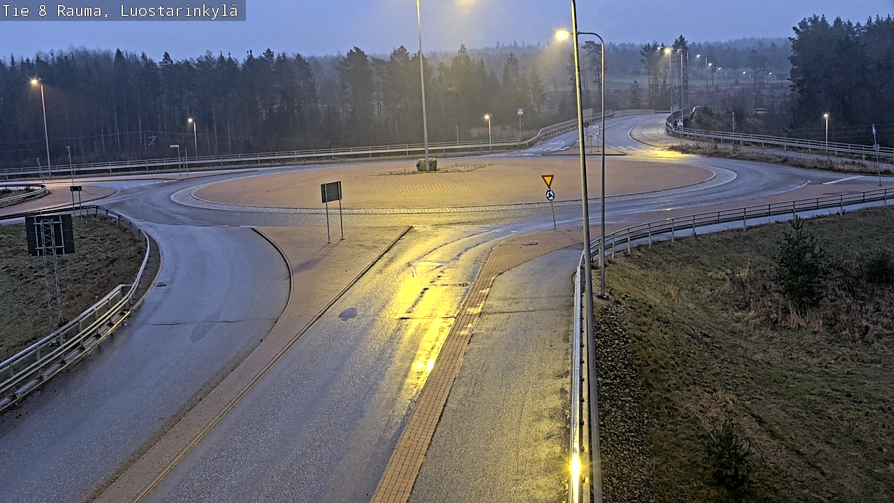 Weather Camera Image Road 8 Rauma, Luostarinkylä, Rauma, Satakunta