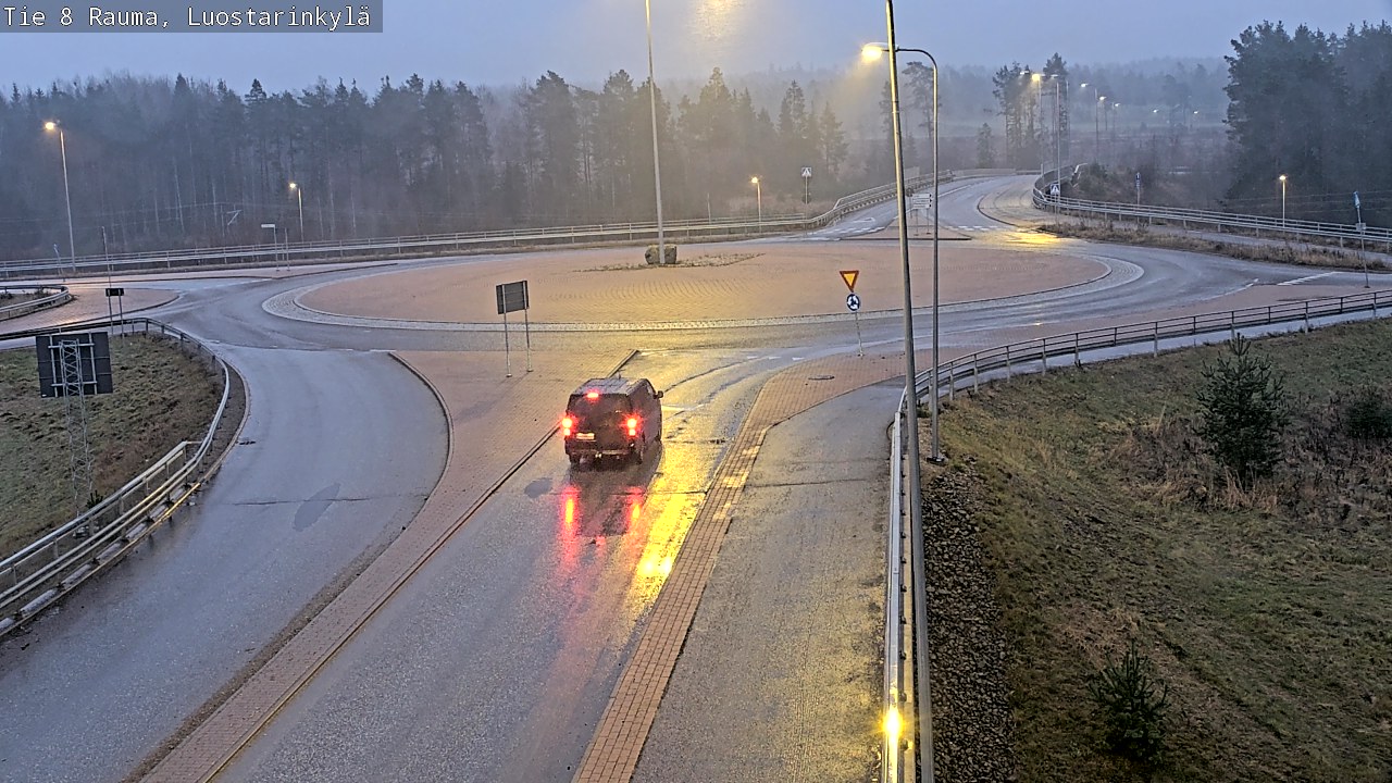 Weather Camera Image Road 8 Rauma, Luostarinkylä, Rauma, Satakunta