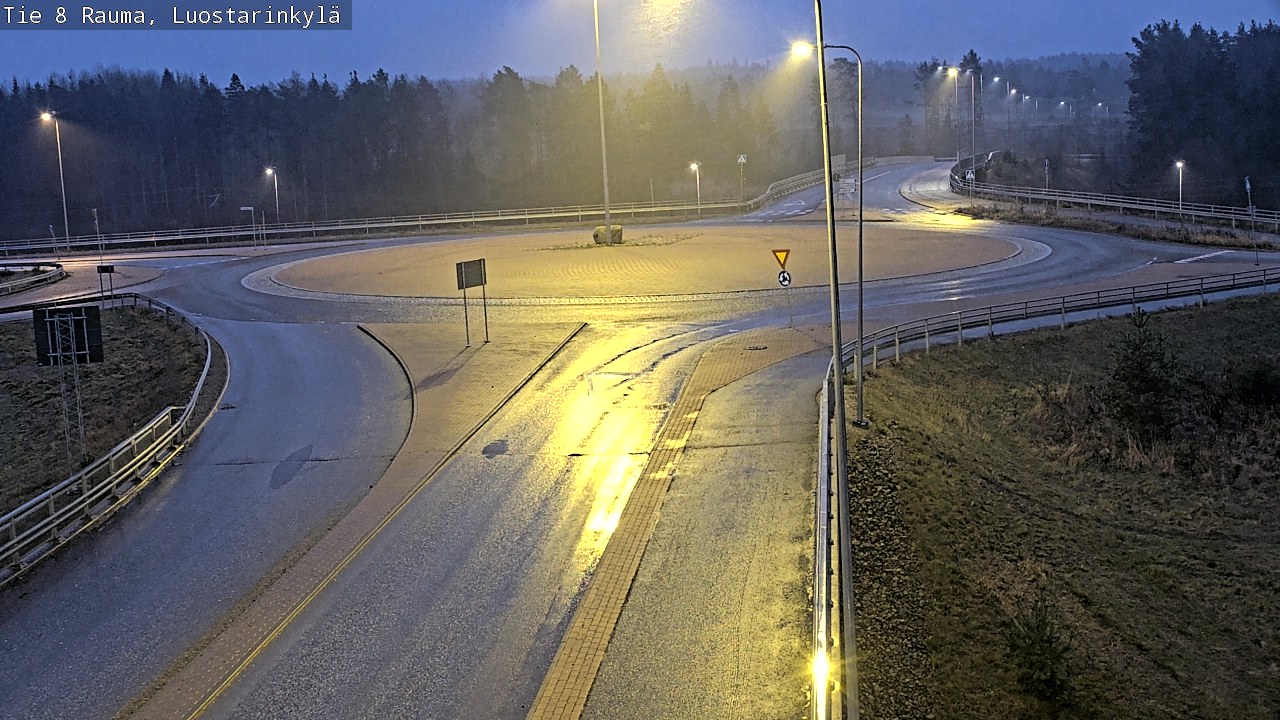 Weather Camera Image Road 8 Rauma, Luostarinkylä, Rauma, Satakunta