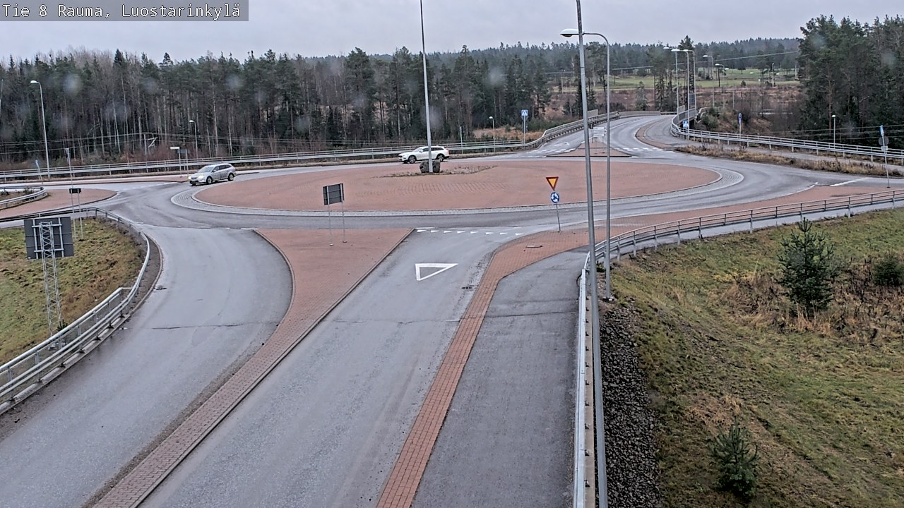 Weather Camera Image Väg 8 Raumo, Luostarinkylä, Rauma, Satakunta
