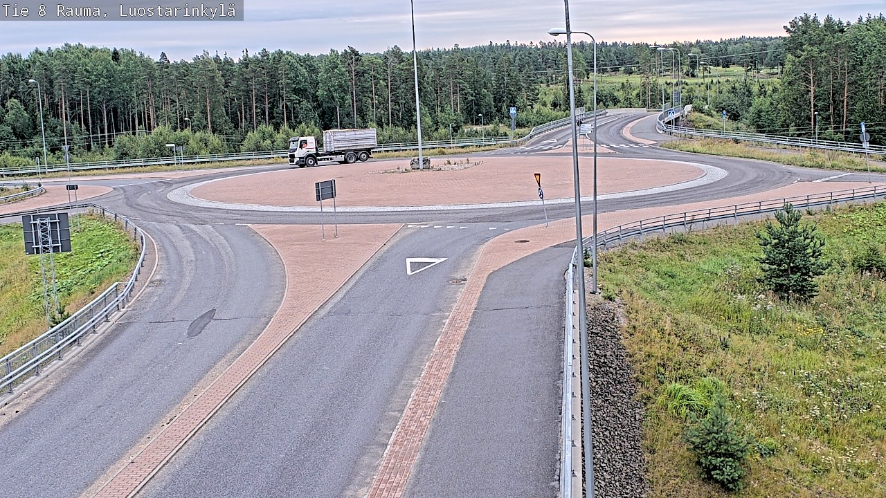 Weather Camera Image Road 8 Rauma, Luostarinkylä, Rauma, Satakunta