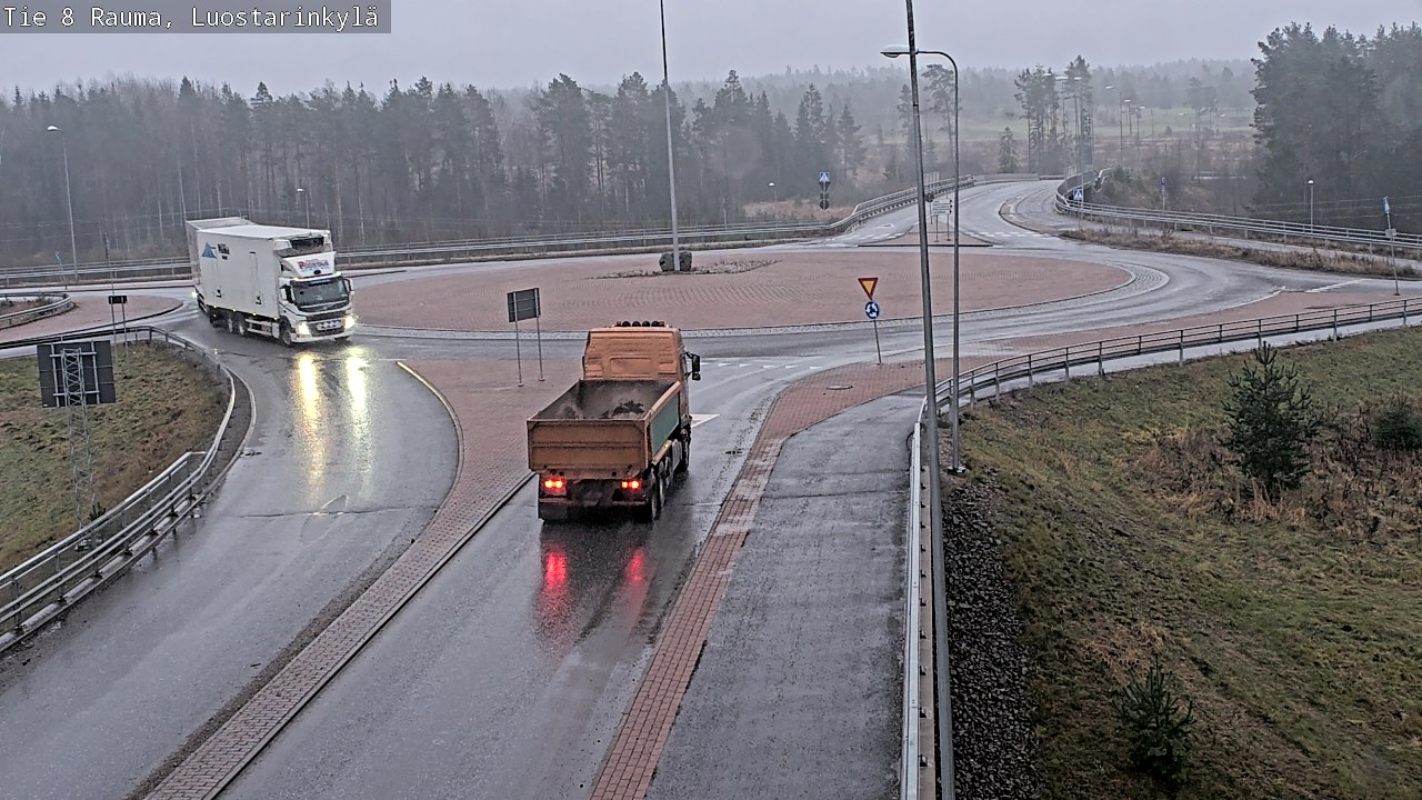 Weather Camera Image Road 8 Rauma, Luostarinkylä, Rauma, Satakunta
