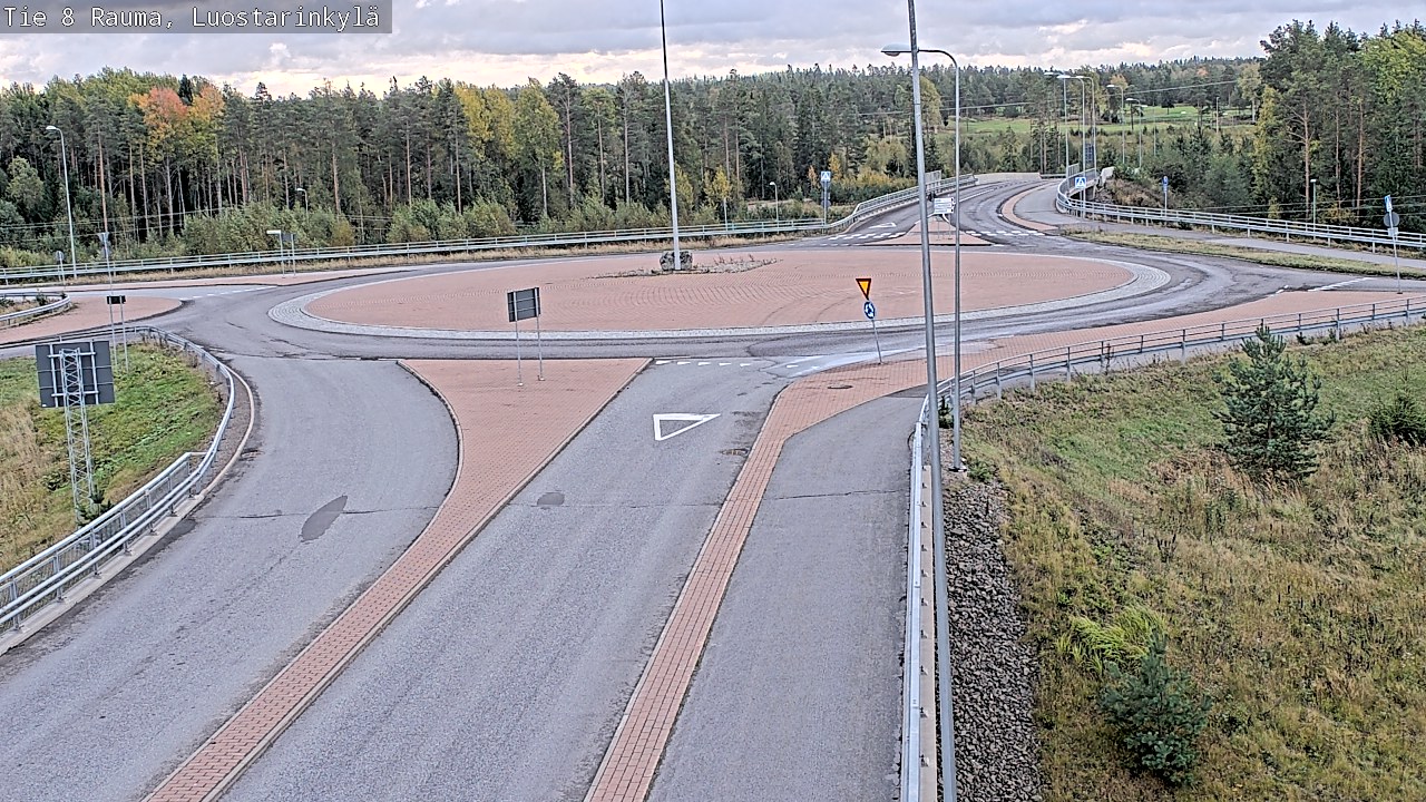 Weather Camera Image Road 8 Rauma, Luostarinkylä, Rauma, Satakunta