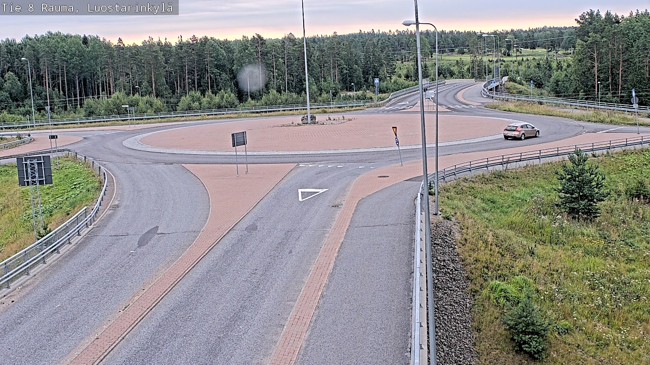 Weather Camera Image Road 8 Rauma, Luostarinkylä, Rauma, Satakunta