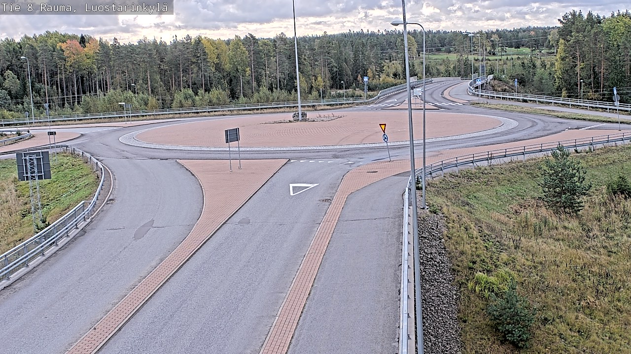 Weather Camera Image Road 8 Rauma, Luostarinkylä, Rauma, Satakunta