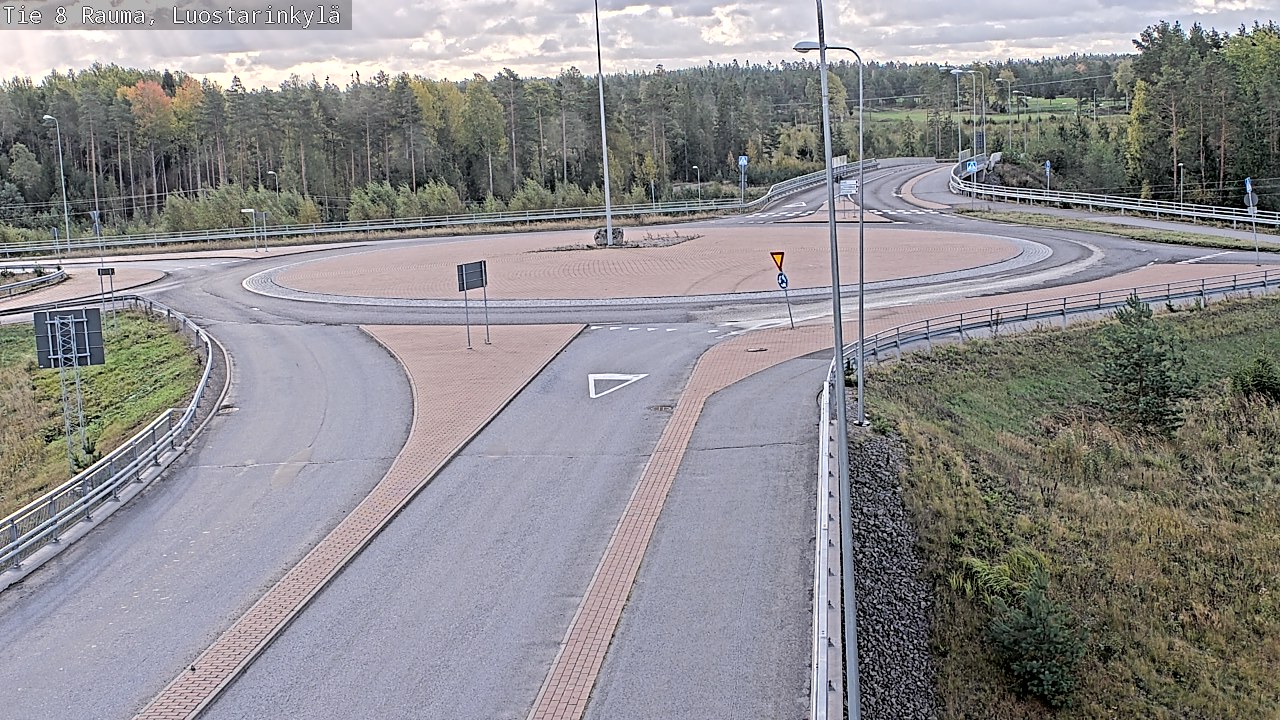 Weather Camera Image Road 8 Rauma, Luostarinkylä, Rauma, Satakunta