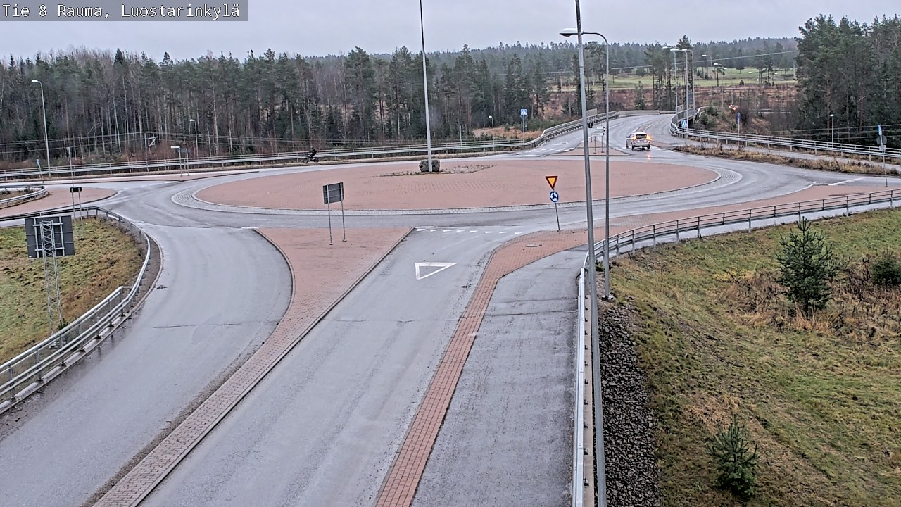 Weather Camera Image Road 8 Rauma, Luostarinkylä, Rauma, Satakunta