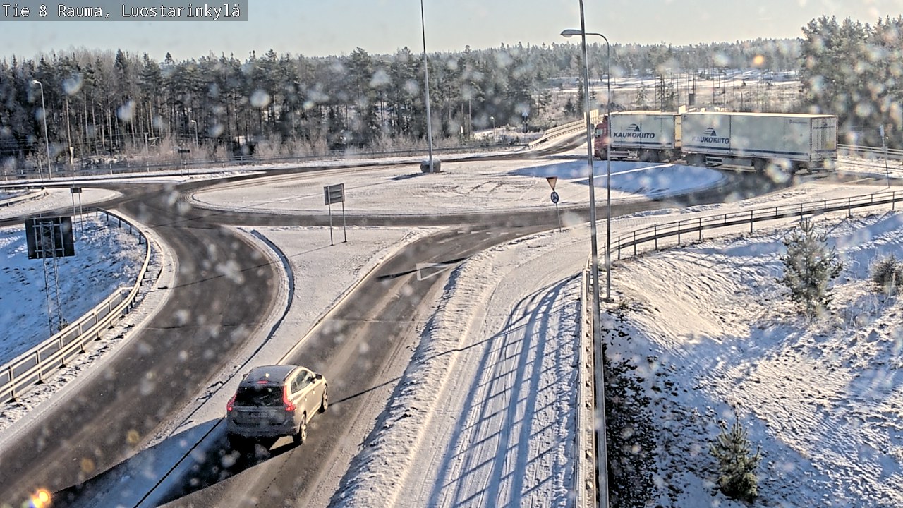 Weather Camera Image Road 8 Rauma, Luostarinkylä, Rauma, Satakunta