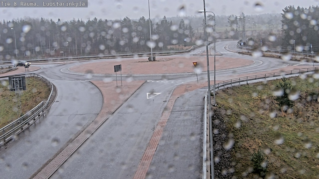 Weather Camera Image Väg 8 Raumo, Luostarinkylä, Rauma, Satakunta