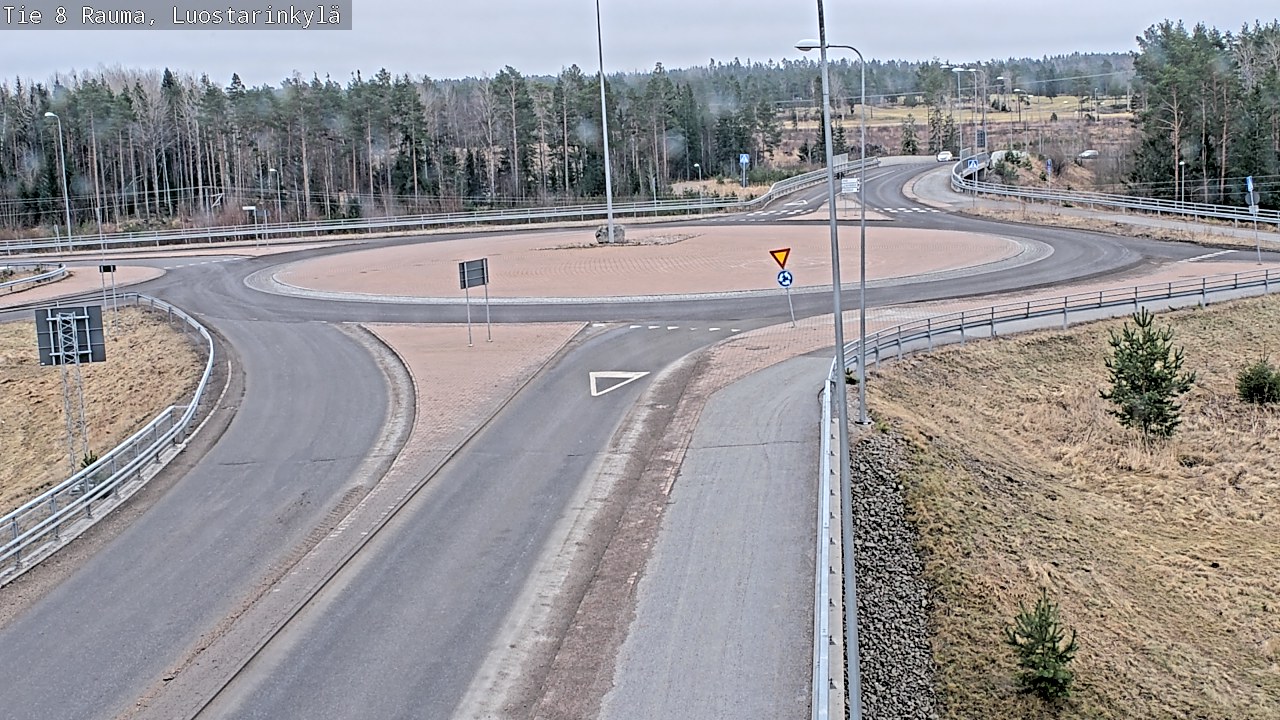 Weather Camera Image Road 8 Rauma, Luostarinkylä, Rauma, Satakunta
