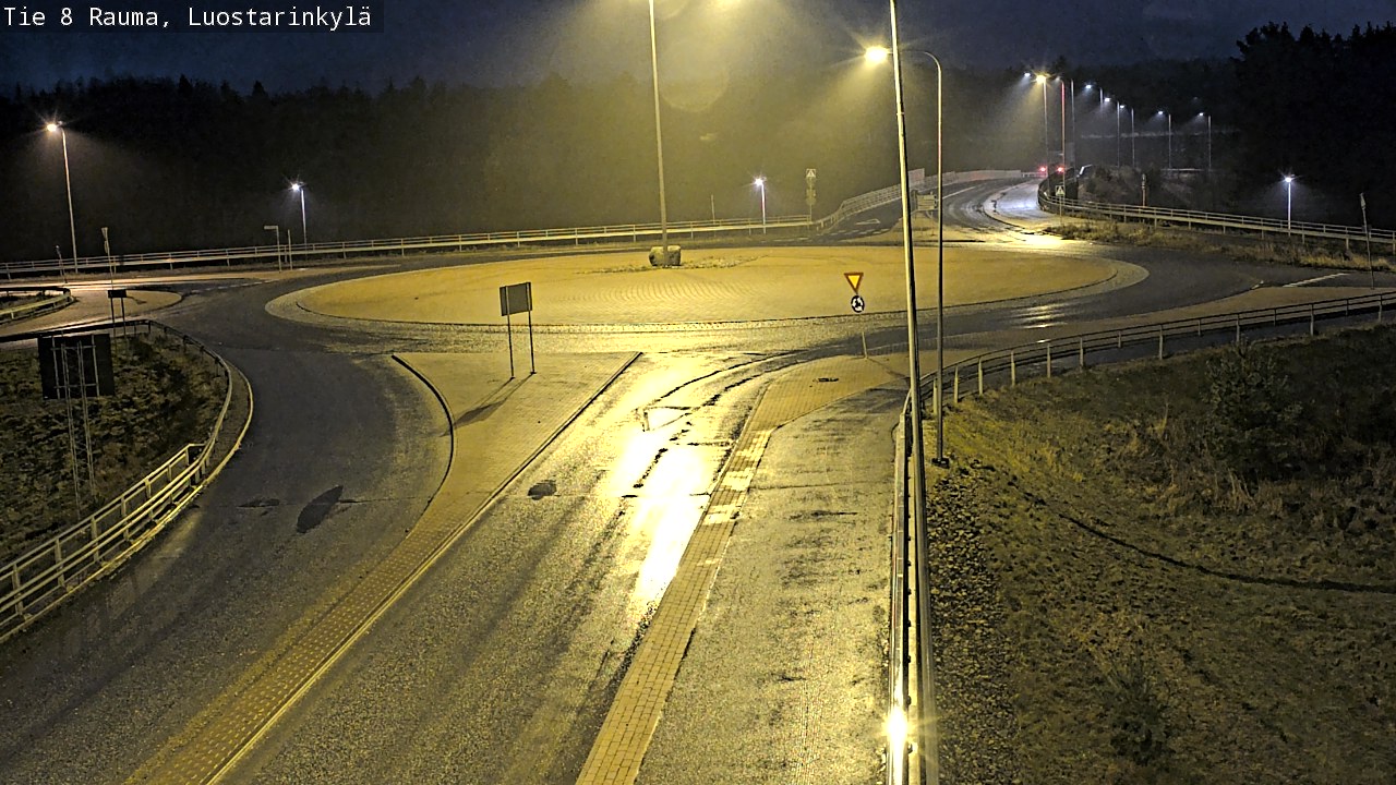 Weather Camera Image Väg 8 Raumo, Luostarinkylä, Rauma, Satakunta
