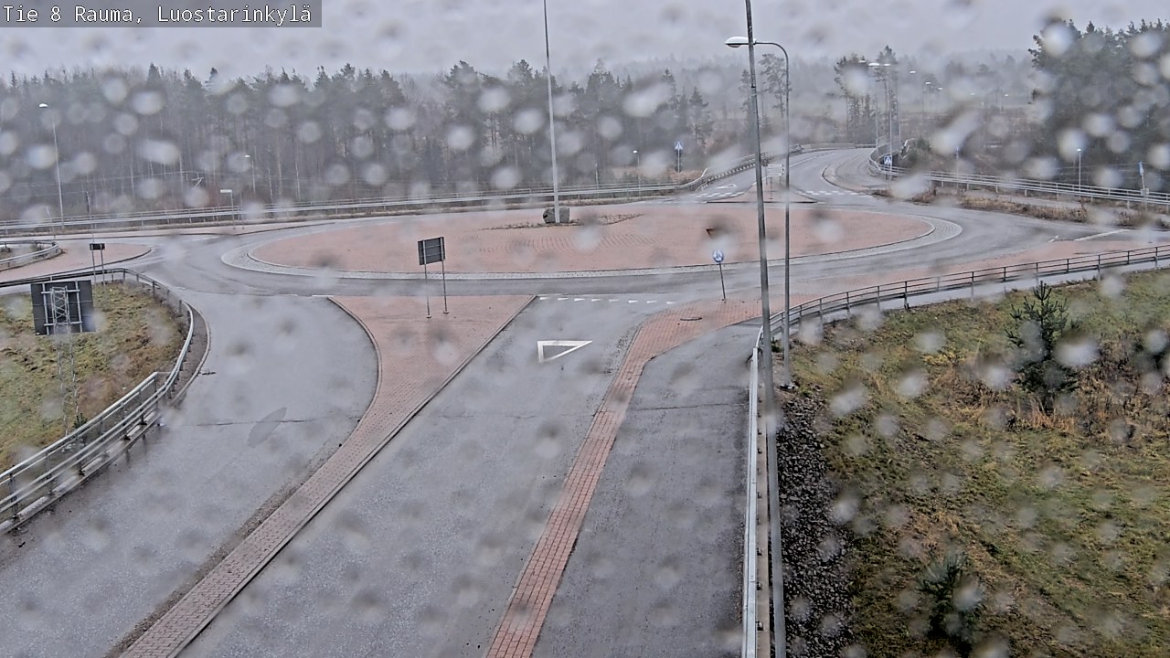 Weather Camera Image Väg 8 Raumo, Luostarinkylä, Rauma, Satakunta