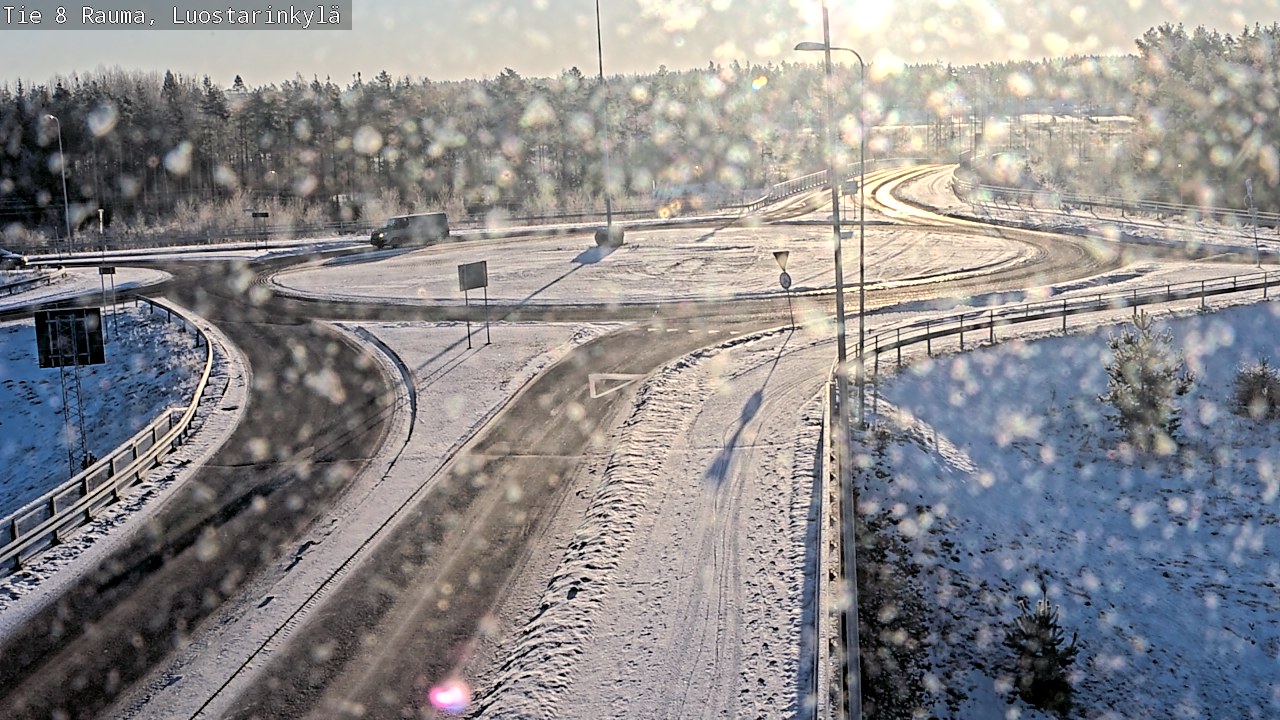 Weather Camera Image Road 8 Rauma, Luostarinkylä, Rauma, Satakunta