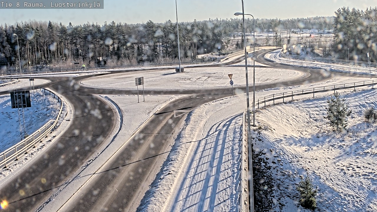 Weather Camera Image Road 8 Rauma, Luostarinkylä, Rauma, Satakunta
