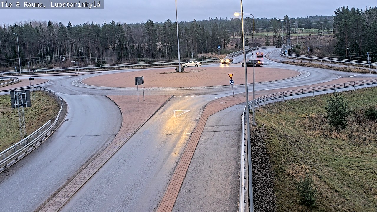 Weather Camera Image Road 8 Rauma, Luostarinkylä, Rauma, Satakunta