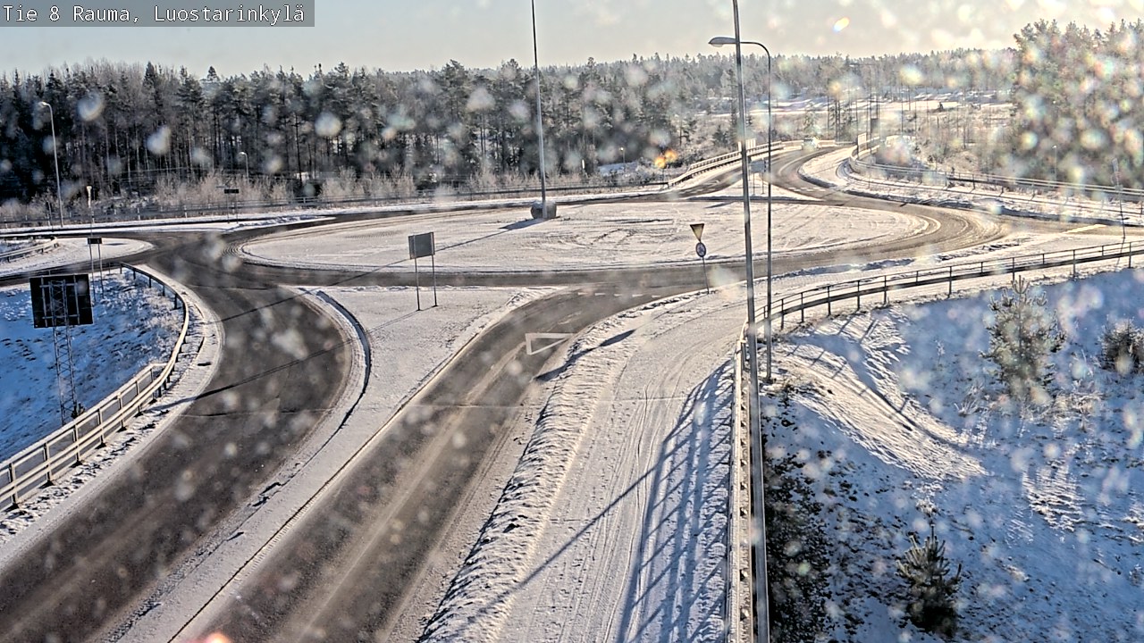 Weather Camera Image Road 8 Rauma, Luostarinkylä, Rauma, Satakunta