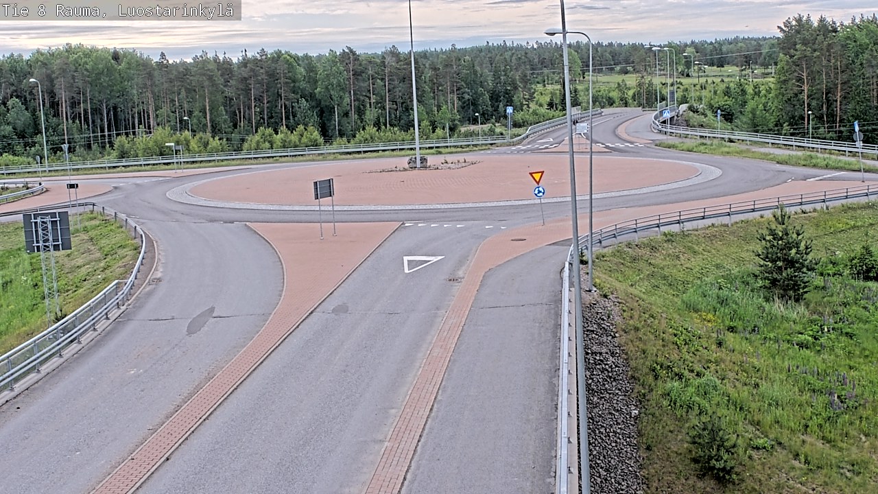 Weather Camera Image Road 8 Rauma, Luostarinkylä, Rauma, Satakunta