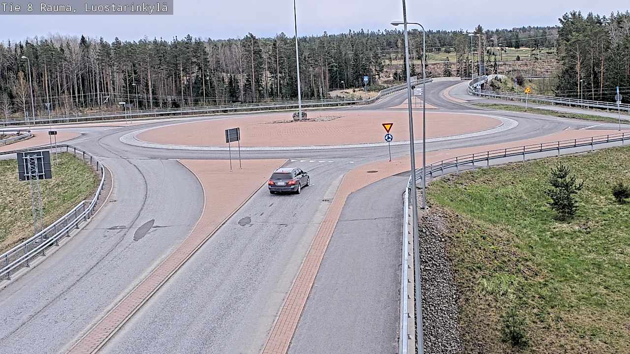 Weather Camera Image Road 8 Rauma, Luostarinkylä, Rauma, Satakunta