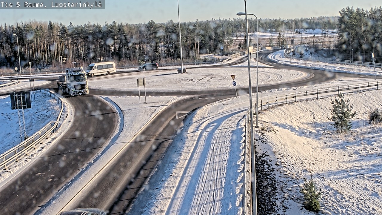 Weather Camera Image Road 8 Rauma, Luostarinkylä, Rauma, Satakunta