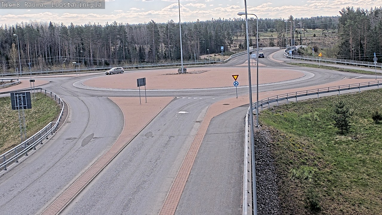 Weather Camera Image Road 8 Rauma, Luostarinkylä, Rauma, Satakunta