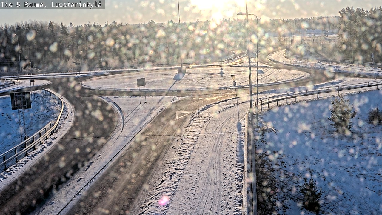 Weather Camera Image Road 8 Rauma, Luostarinkylä, Rauma, Satakunta